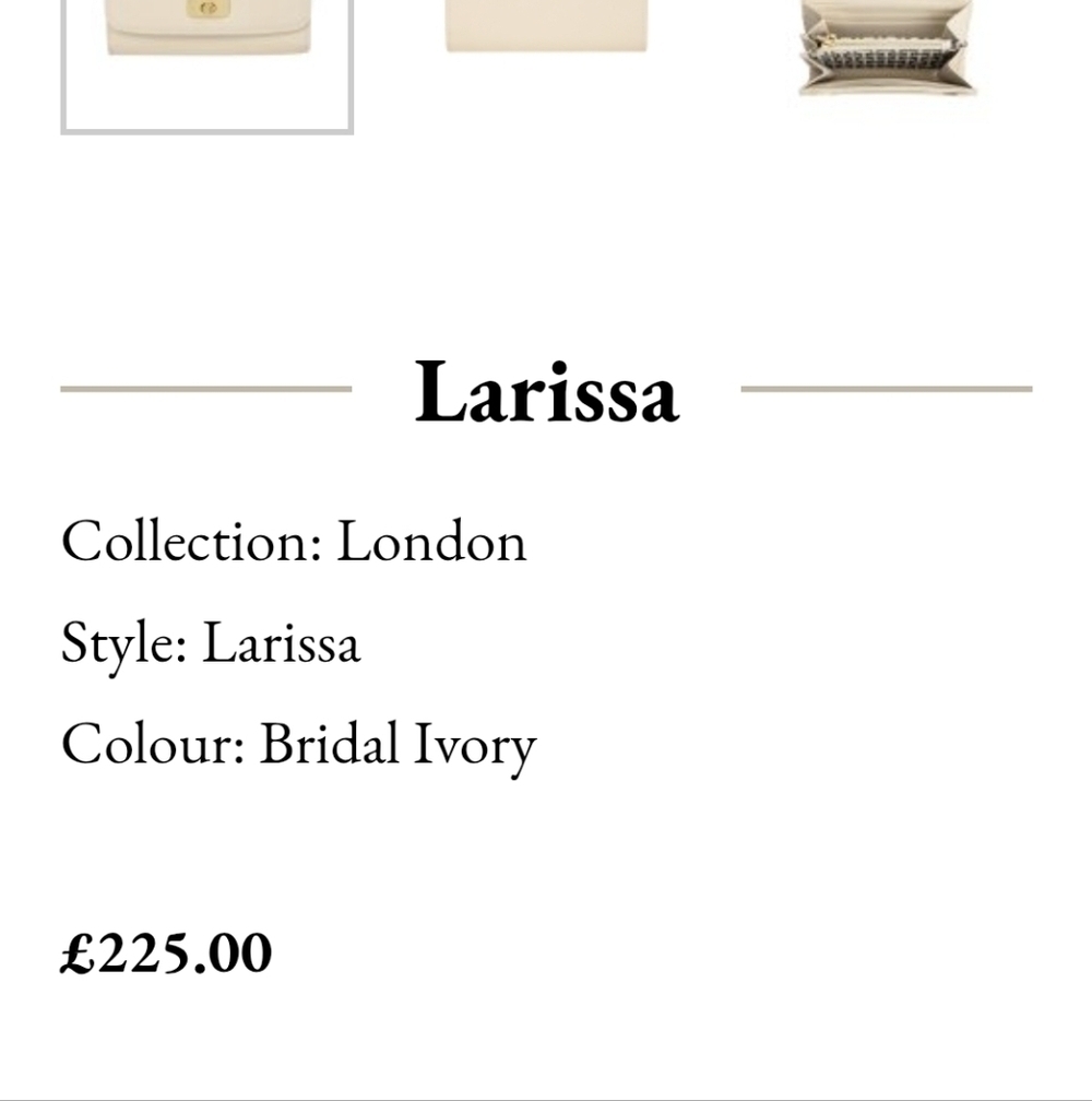Moncrief Larissa Wallet / Clutch – Bridal Ivory - Picture 3 of 16